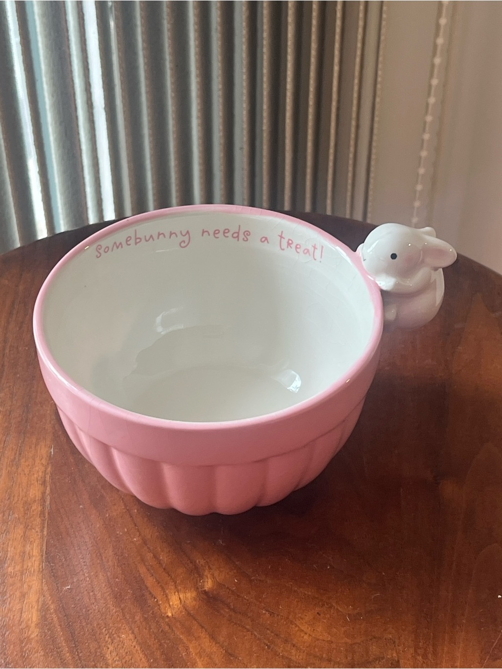 Hallmark Pink Bunny Treat Bowl